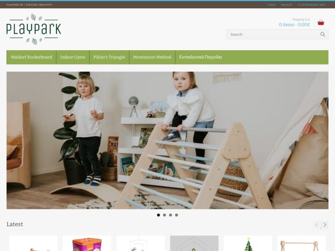 Screenshot of www.playpark.gr