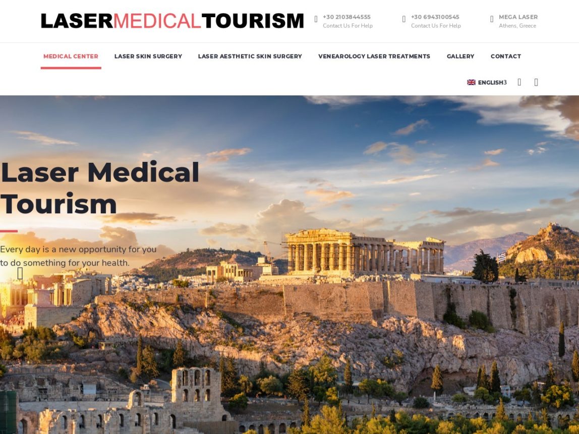 Screenshot of laser-medical-tourism.com